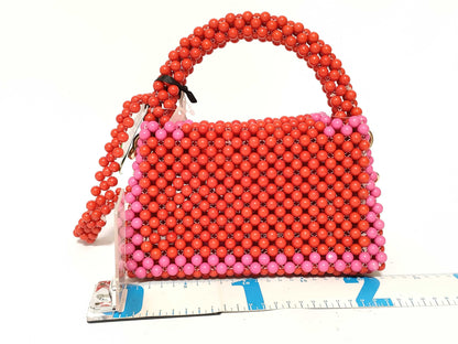 Kate Spade Kate Spade Handbag Red x Pink Beaded/Mini Bag Handbag