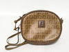 FENDI Zucca pattern FENDI Zucchino pattern shoulder bag Coated canvas and leather shoulder bag