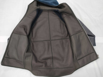 LOUIS VUITTON Reversible Mouton Jacket, Size 48