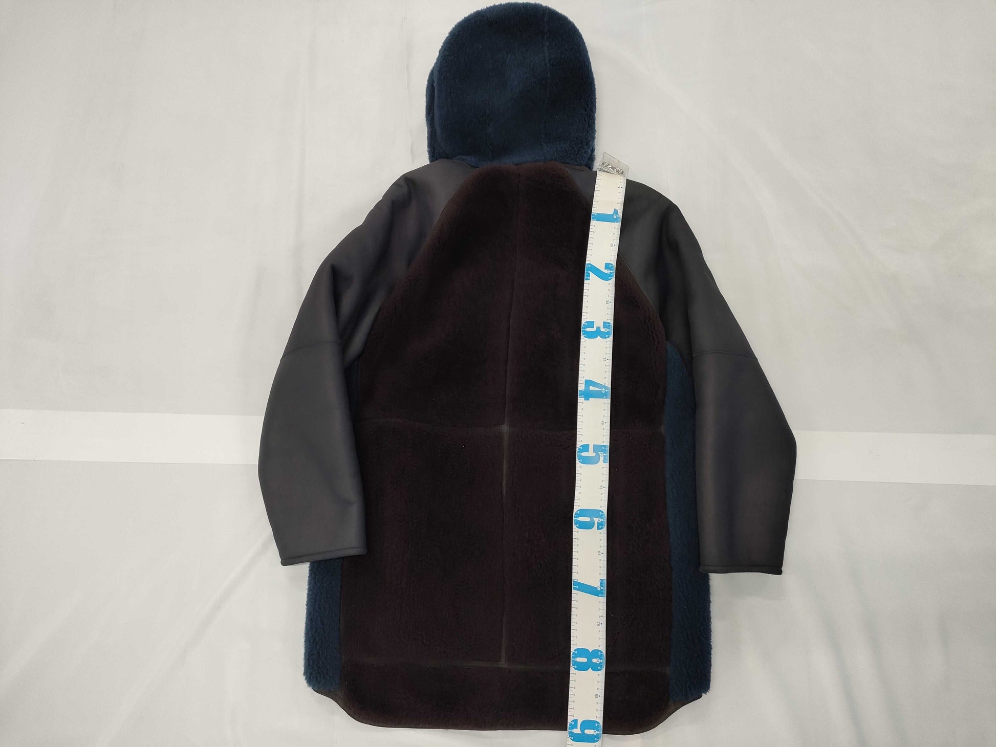 LOUIS VUITTON Reversible Mouton Jacket, Size 48