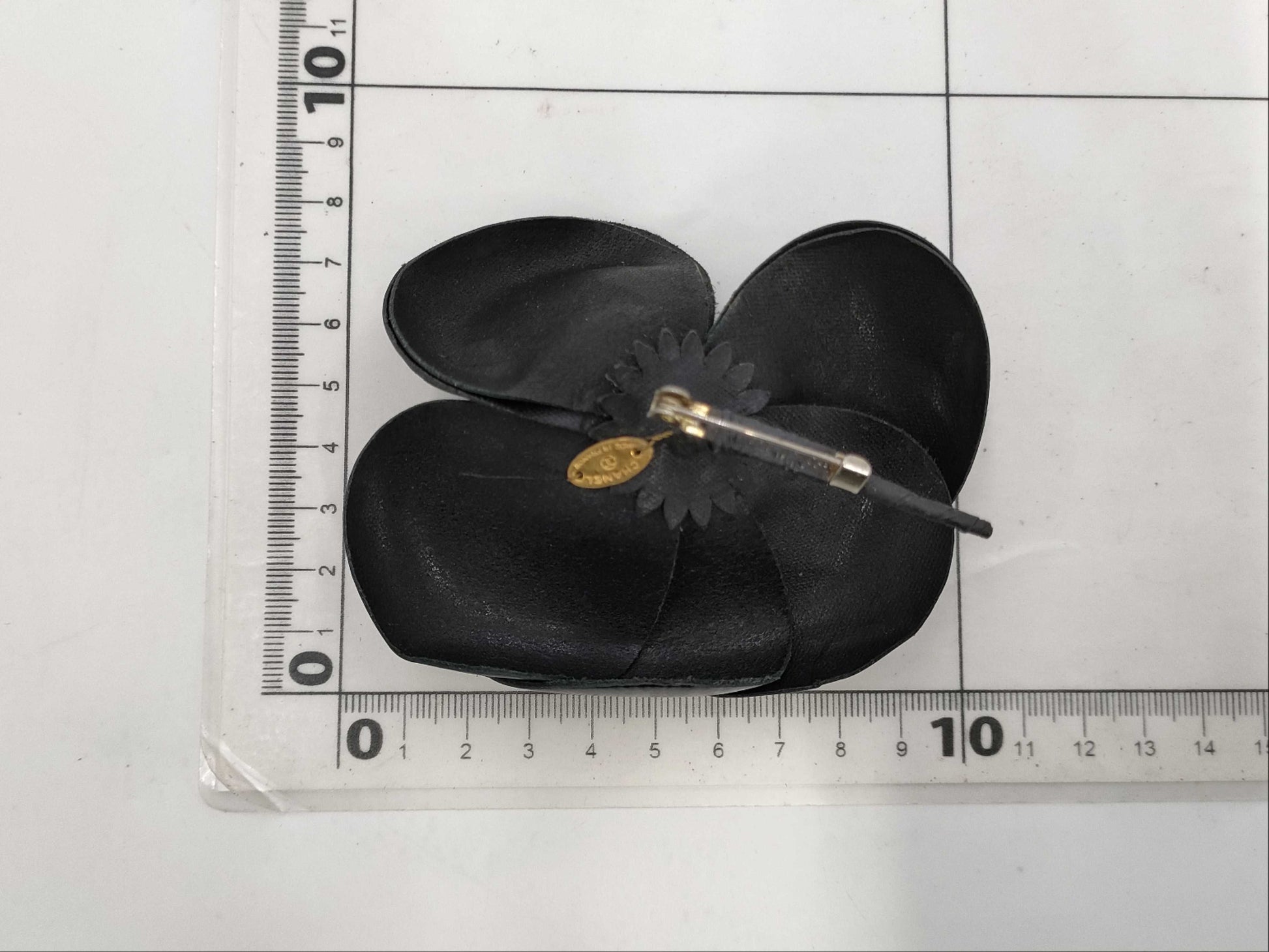 CHANEL CHANEL Camellia Corsage Black Brooch Brooch