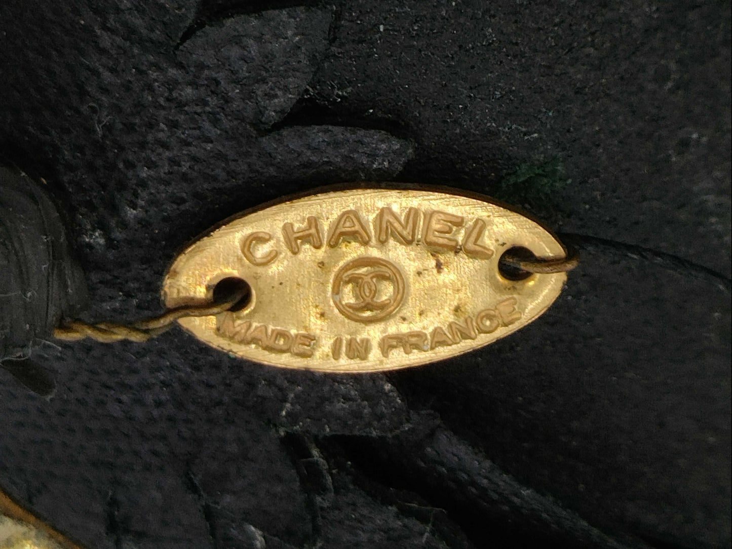 CHANEL CHANEL Camellia Corsage Black Brooch Brooch