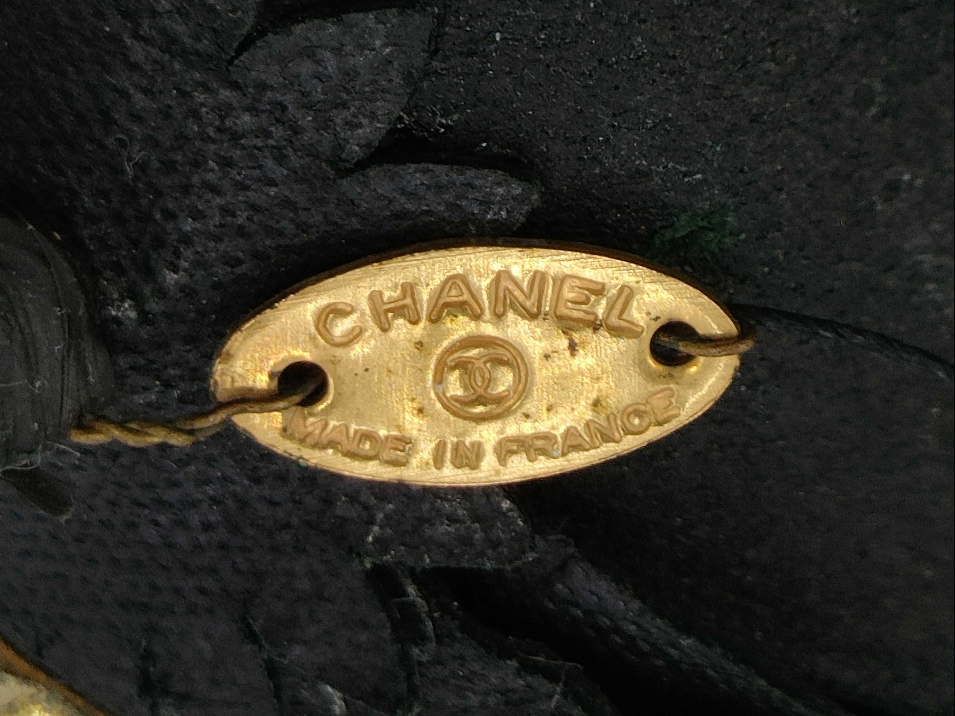 CHANEL CHANEL Camellia Corsage Black Brooch Brooch