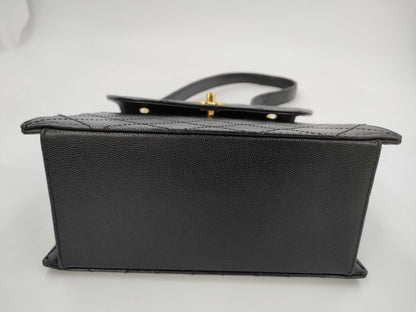 CHANEL One-Shoulder Bag Black Caviar Skin Black No. 5 Shoulder Bag