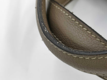 HERMES Victoria II 40 Etoupe Handbag