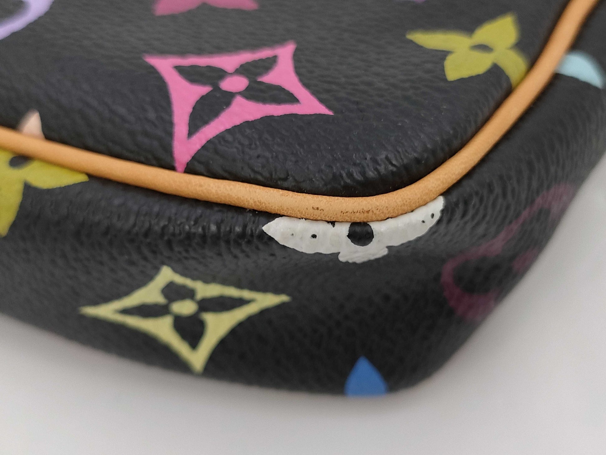 LOUIS VUITTON Monogram Multicolore Pochette Accessoires SL0033 Black Shoulder Bag