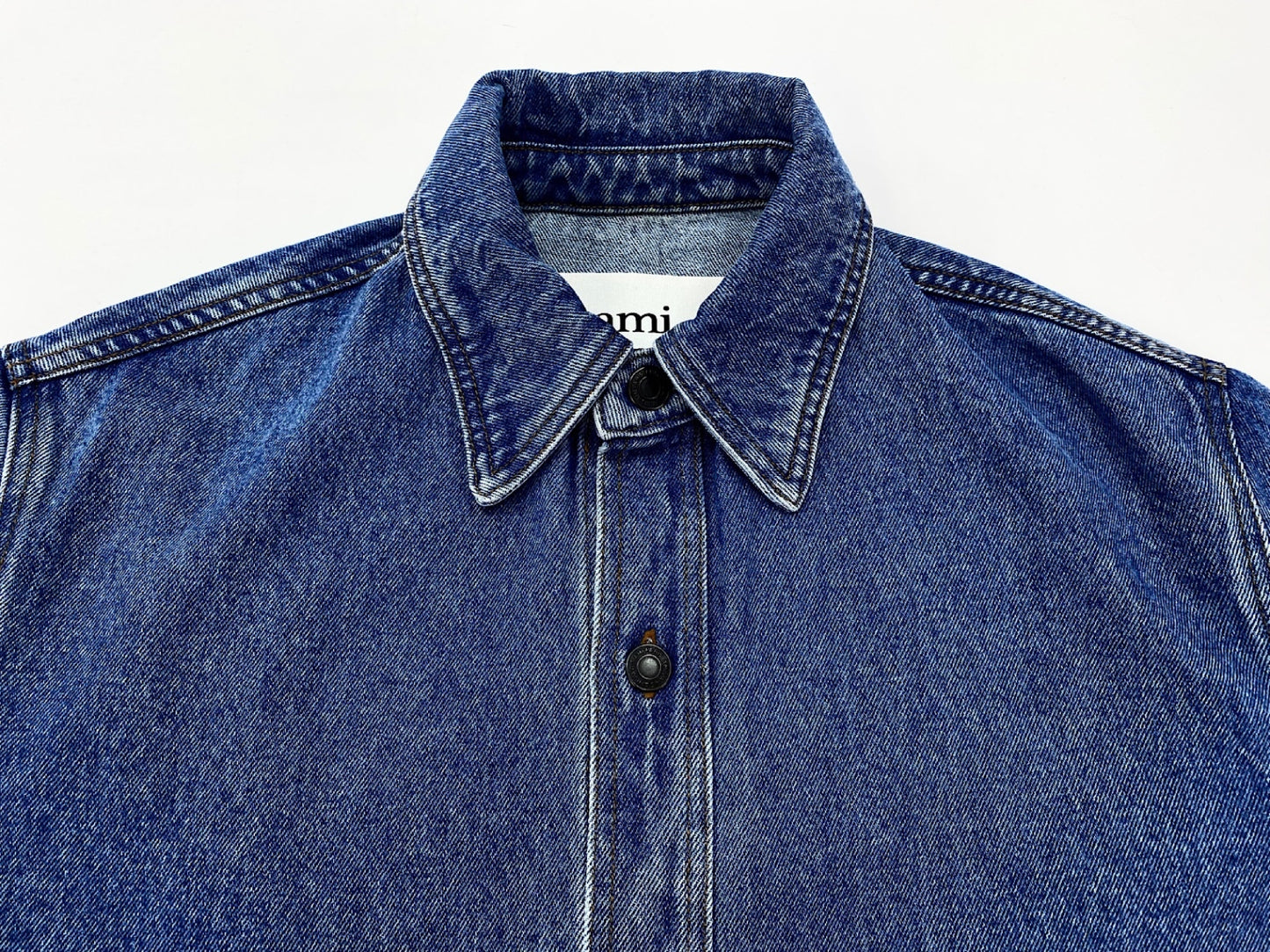 AmiParis Denim XS Cotton Blue Jacket