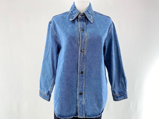 AmiParis Denim XS Cotton Blue Jacket