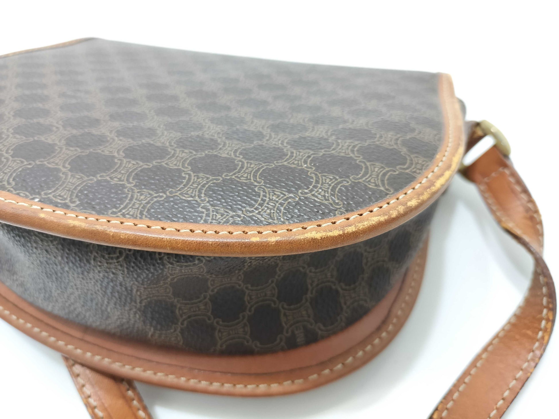 CELINE Macadam Shoulder Bag