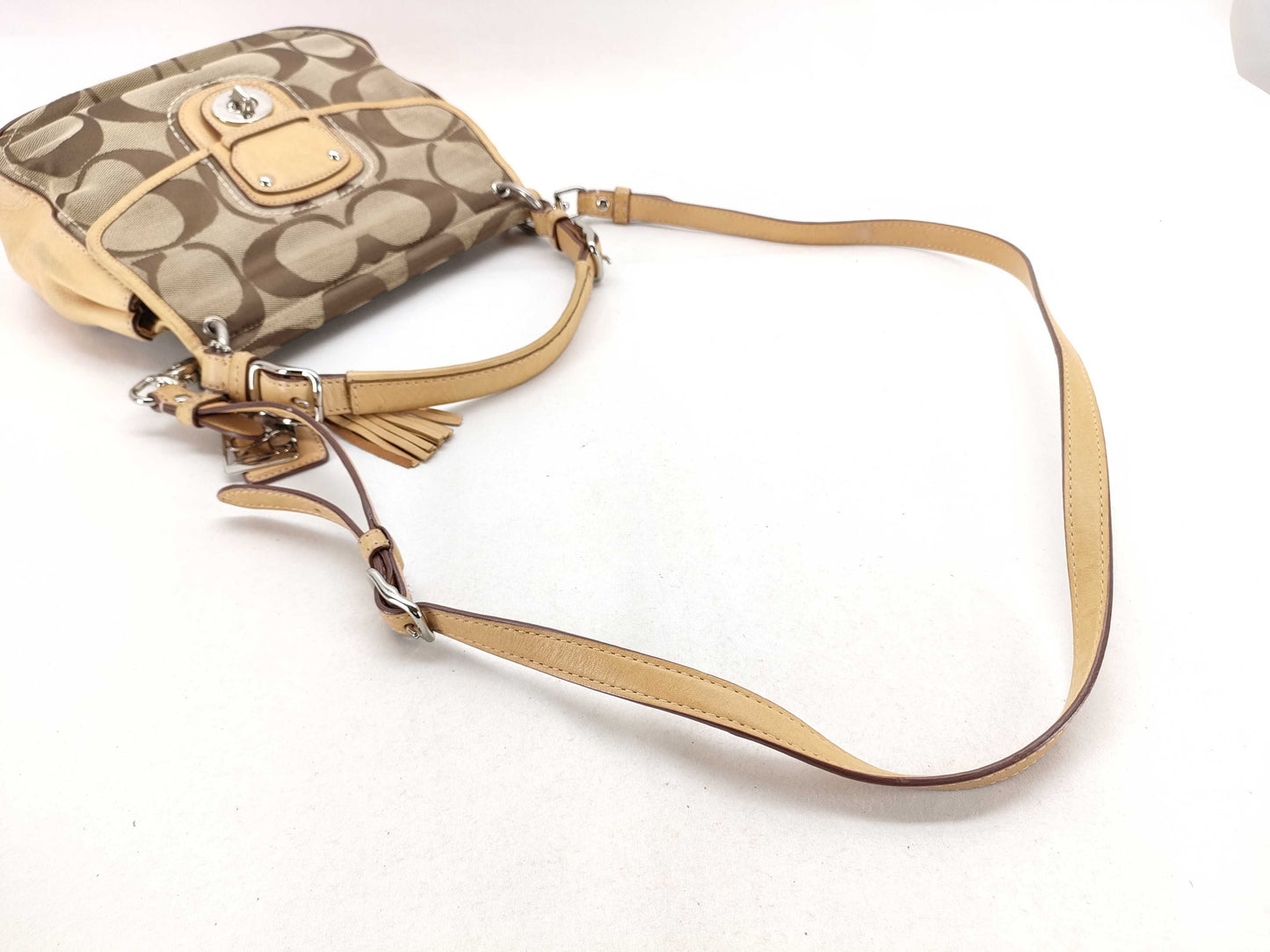 COACH Signature Coach Signature Shoulder Bag Handbag