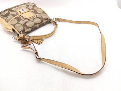 COACH Signature Coach Signature Shoulder Bag Handbag
