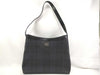BURBERRY Nova Check One-Shoulder Black Shoulder Bag