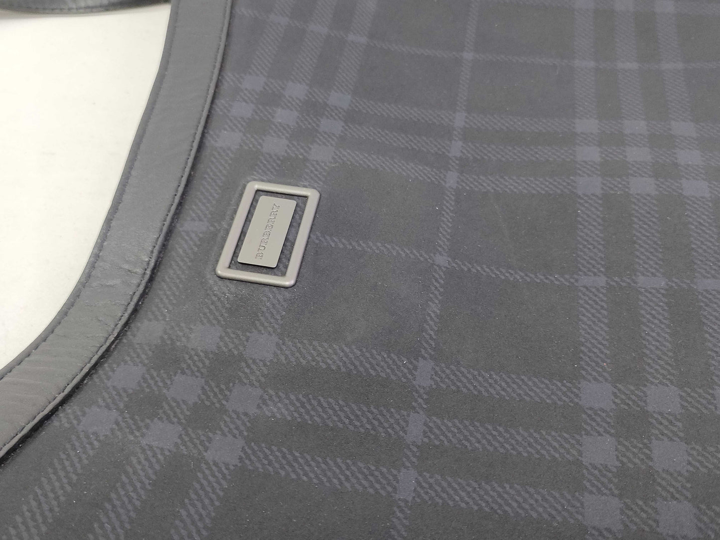 BURBERRY Nova Check One-Shoulder Black Shoulder Bag