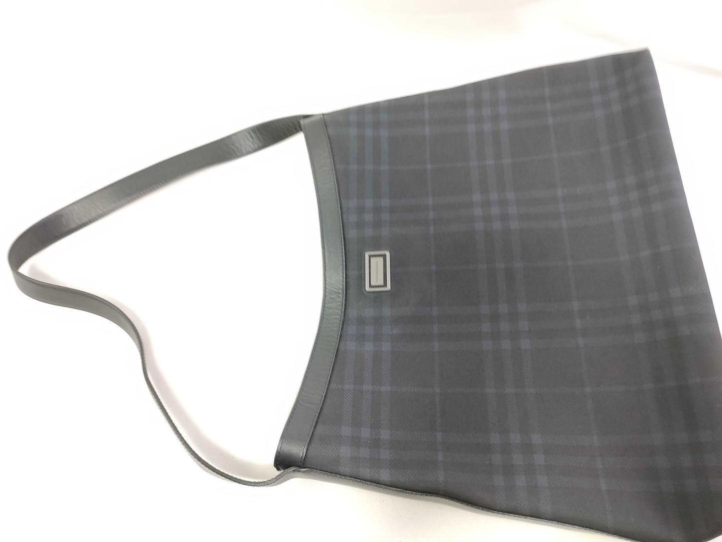 BURBERRY Nova Check One-Shoulder Black Shoulder Bag