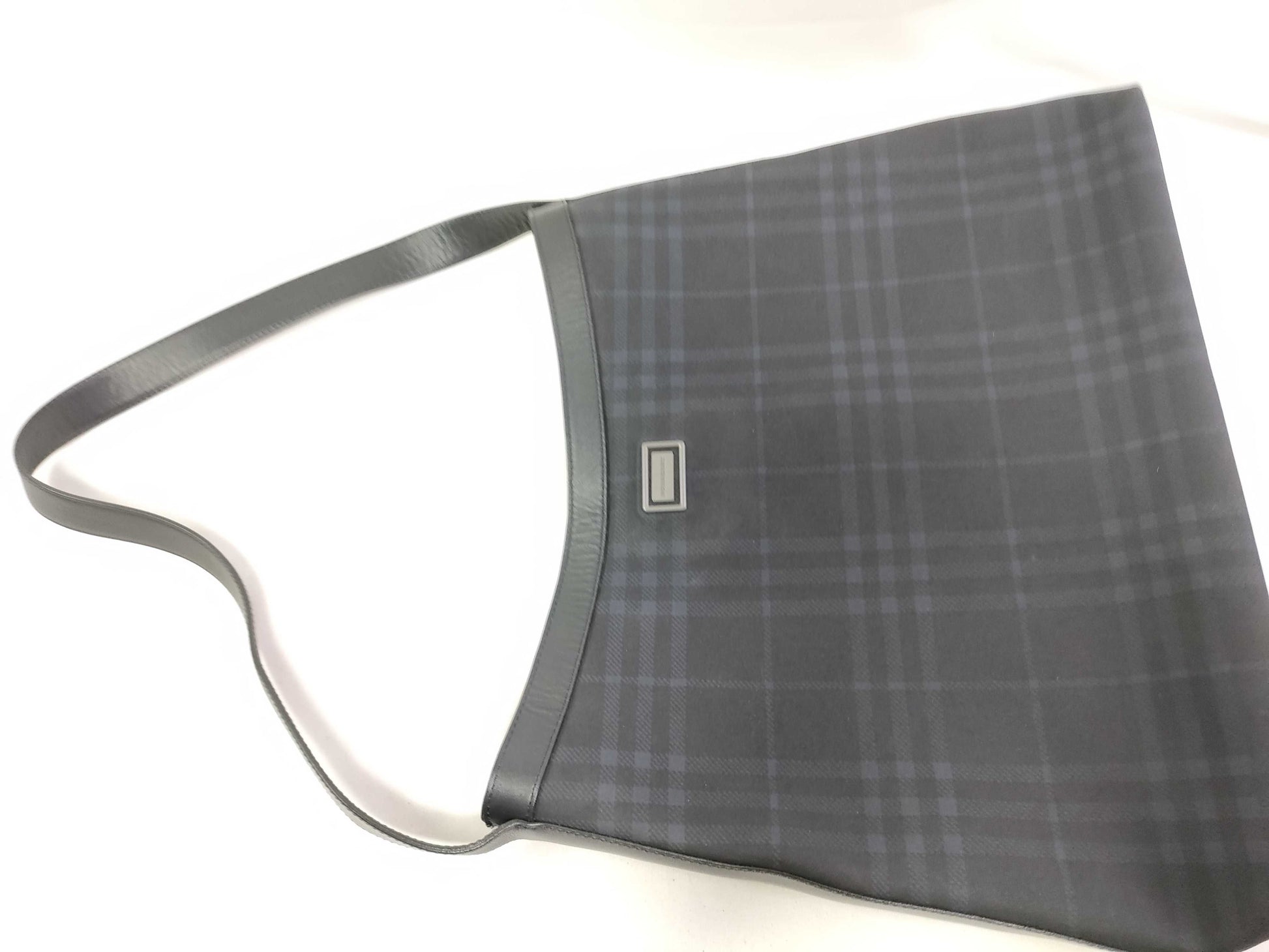 BURBERRY Nova Check One-Shoulder Black Shoulder Bag