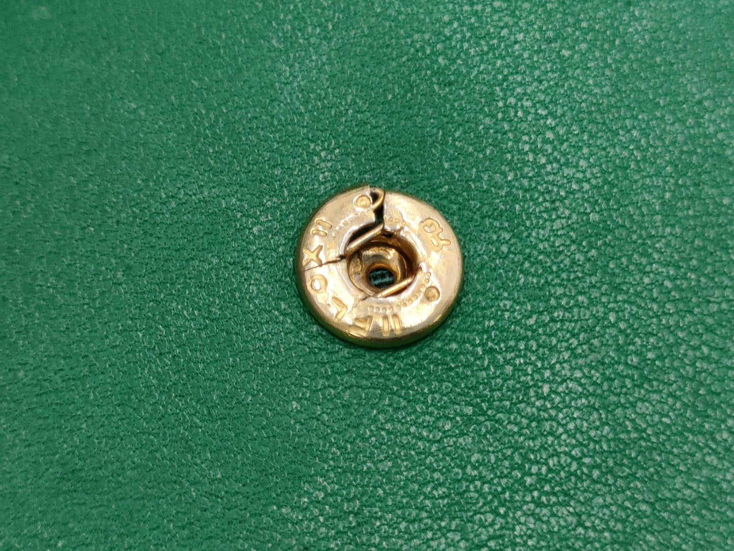 CHANEL Chanel Coin Case Green No. 2 Coin Case