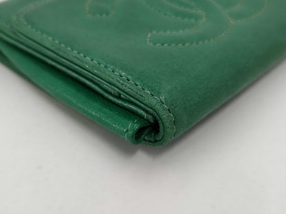 CHANEL Chanel Coin Case Green No. 2 Coin Case