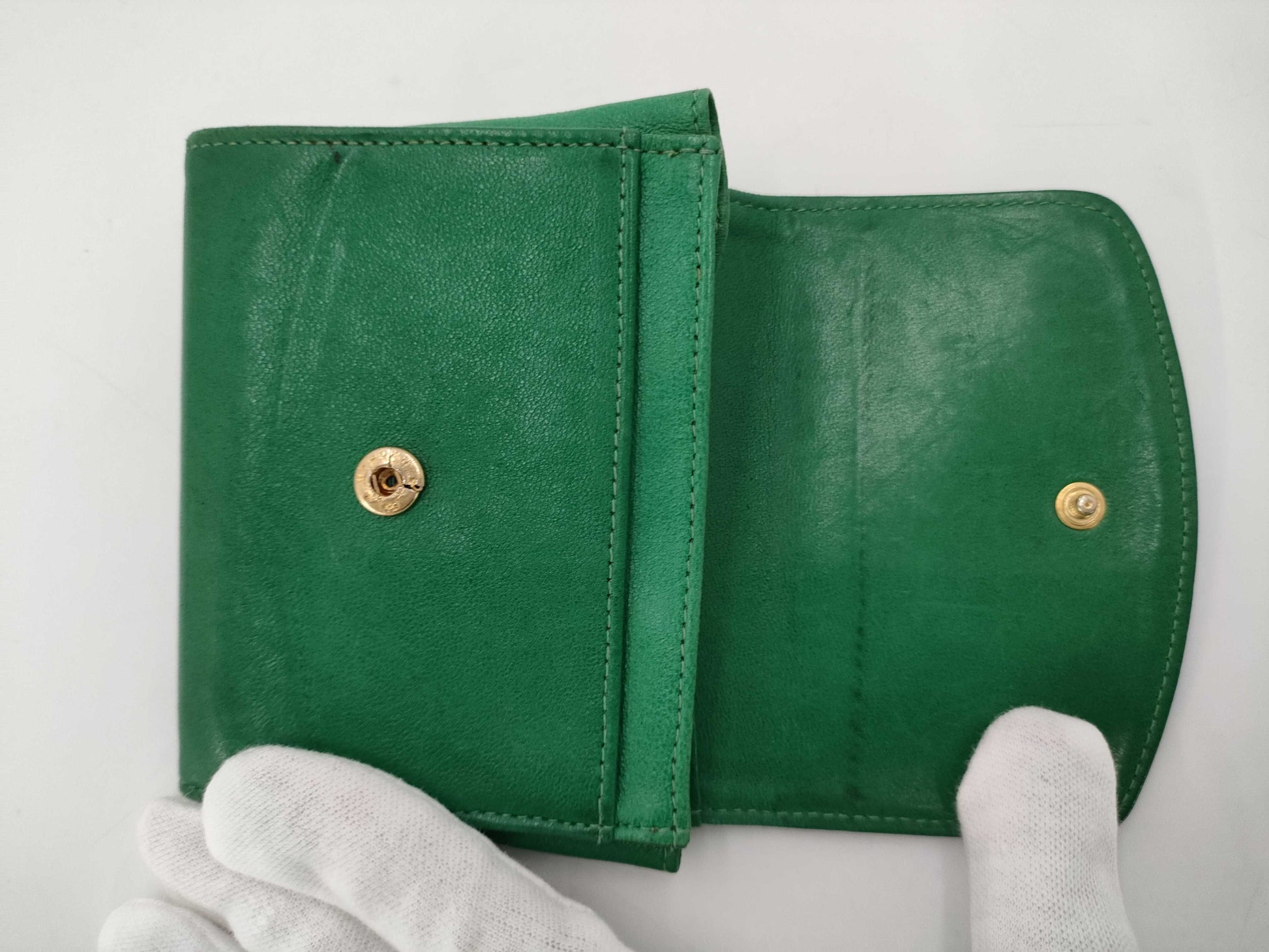 CHANEL Chanel Coin Case Green No. 2 Coin Case