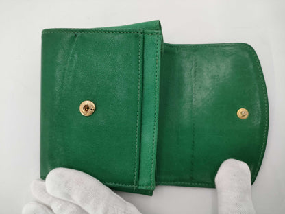 CHANEL Chanel Coin Case Green No. 2 Coin Case
