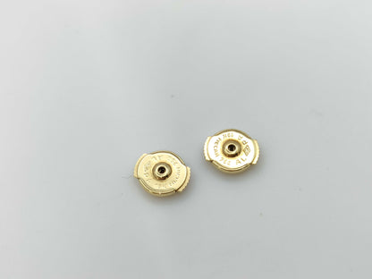 Van Cleef & Arpels Sweet Alhambra Mother-of-Pearl Yellow Gold Au750 2.8g Earrings 