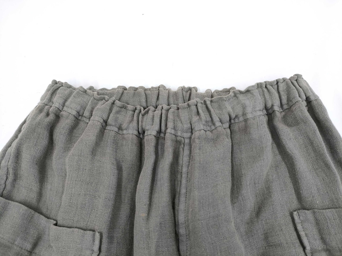 Y's for Living Yohji Yamamoto Relaxed Fit Easy Linen Khaki Pants