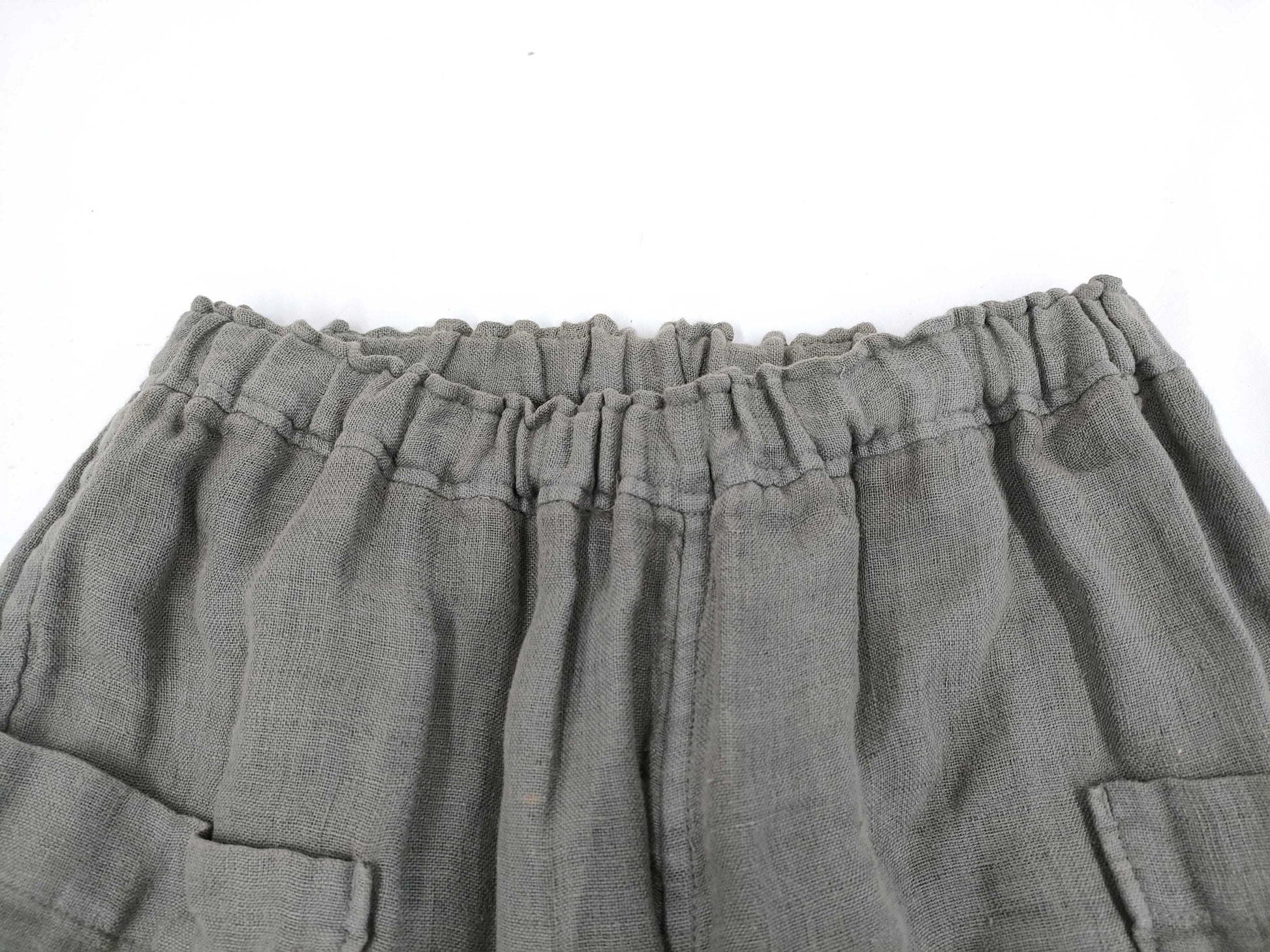 Y's for Living Yohji Yamamoto Relaxed Fit Easy Linen Khaki Pants