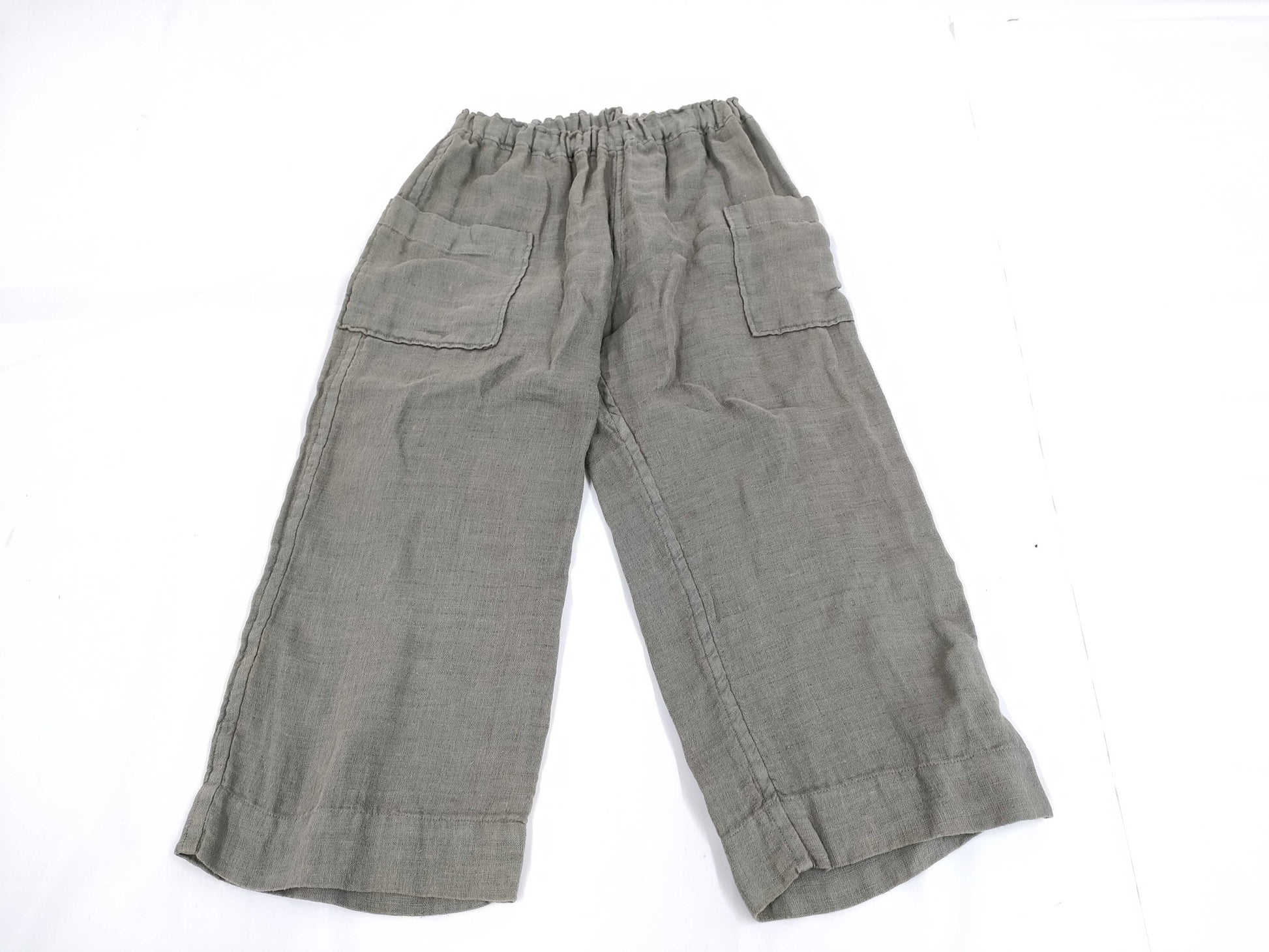 Y's for Living Yohji Yamamoto Relaxed Fit Easy Linen Khaki Pants