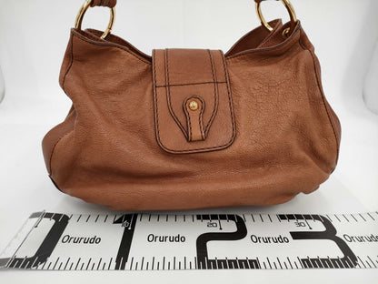 TODS Leather Shoulder Bag Light Brown Shoulder Bag