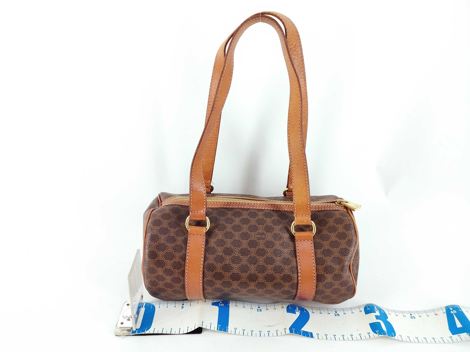 CELINE Macadam Mini Boston Bag 
