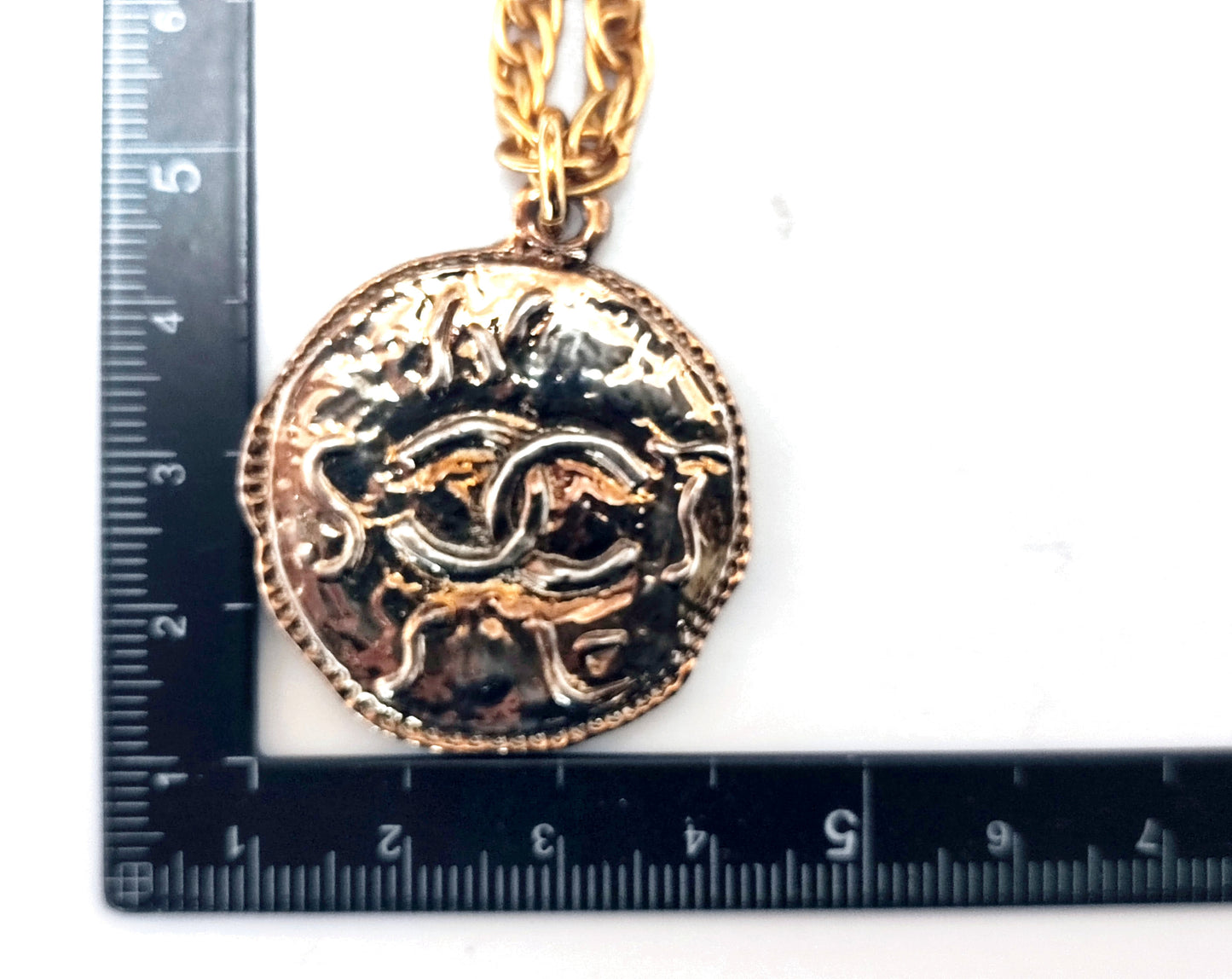 CHANEL Coco Mark Necklace 93P Necklace