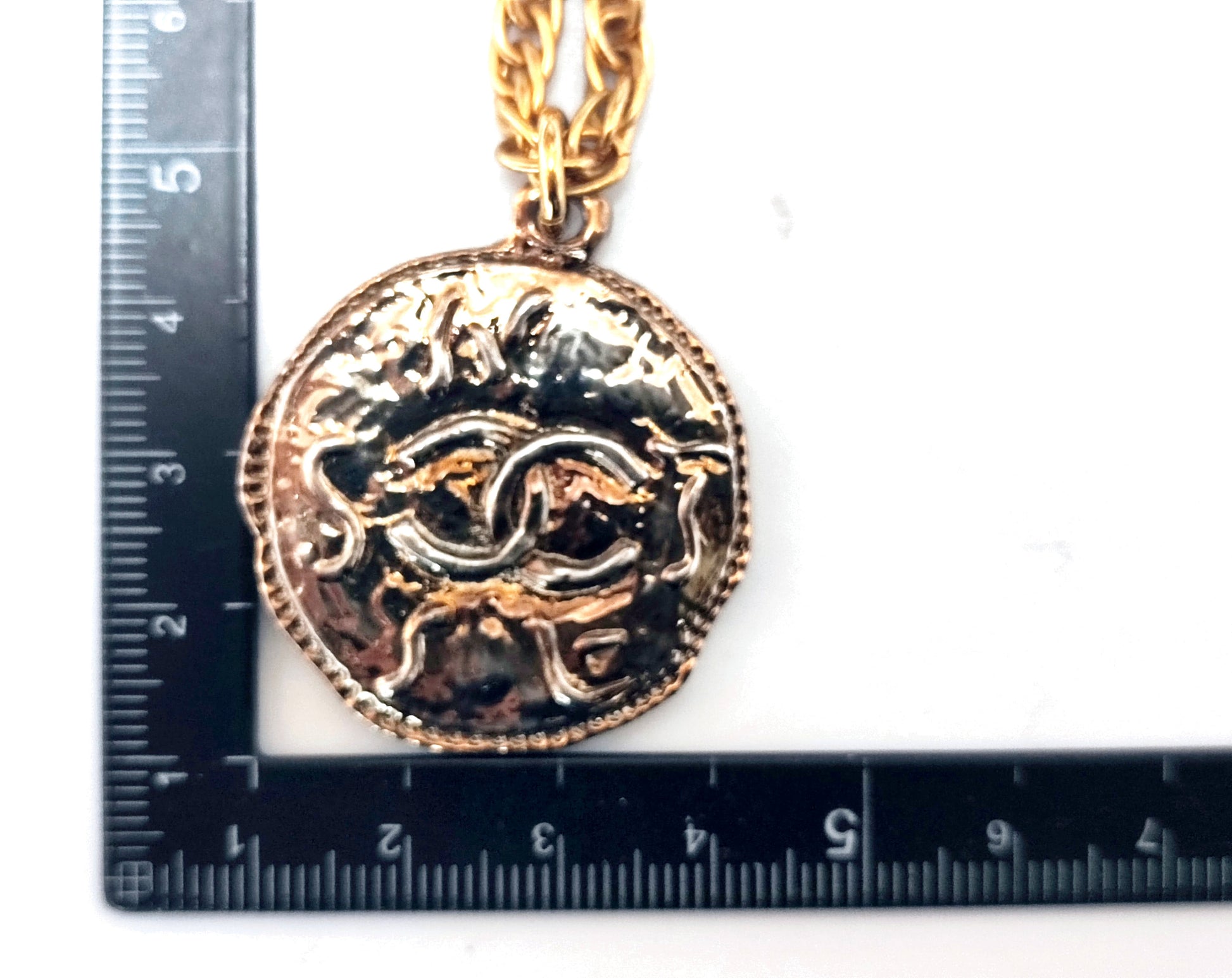 CHANEL Coco Mark Necklace 93P Necklace