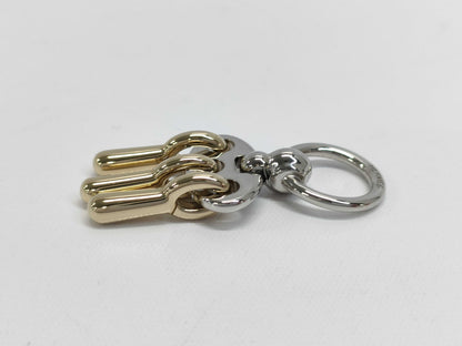 HERMES Metallic Twilly/Scarf Ring Charm