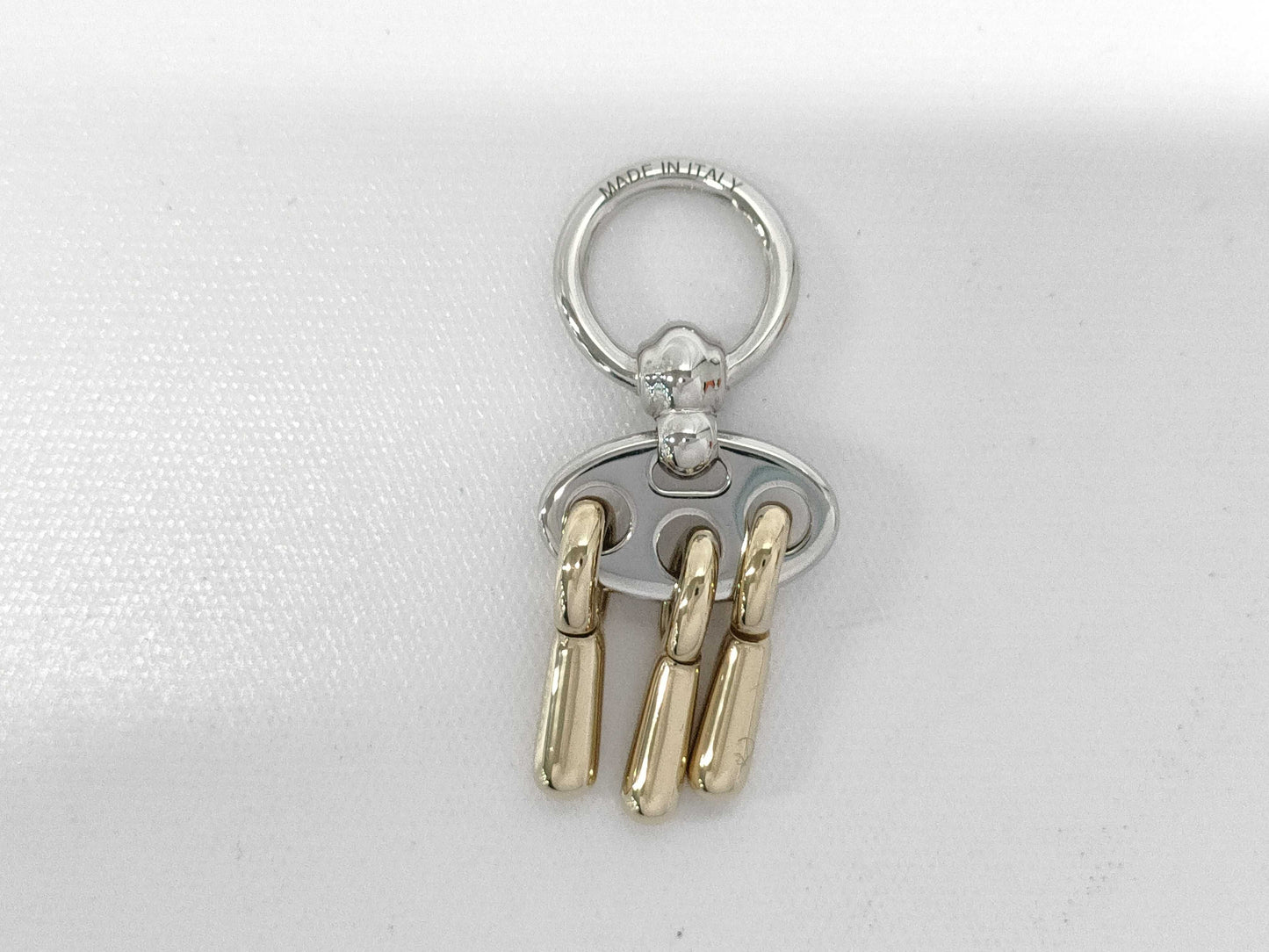 HERMES Metallic Twilly/Scarf Ring Charm