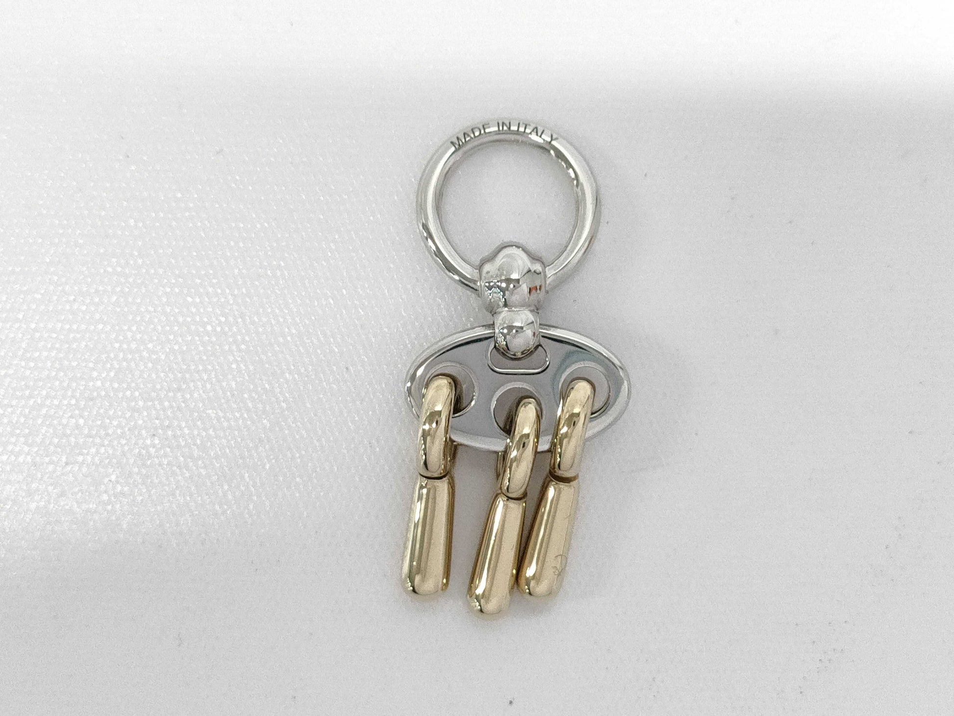 HERMES Metallic Twilly/Scarf Ring Charm