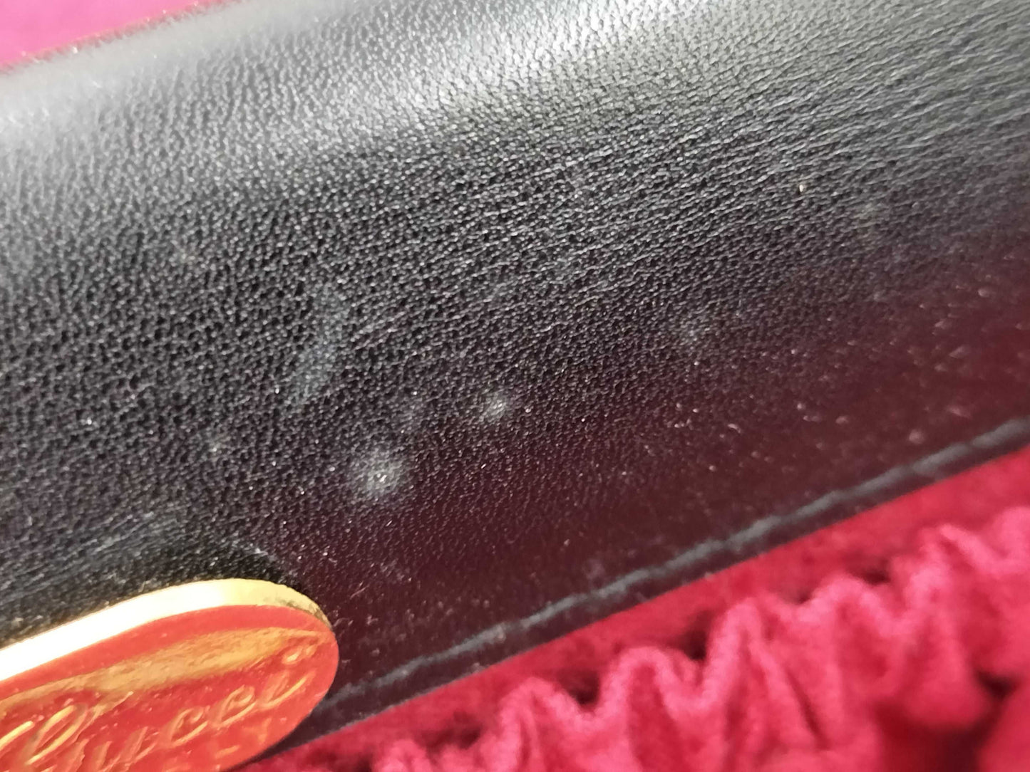 GUCCI Old Leather Travel Bag Suitcase