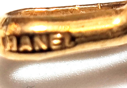 CHANEL Coco Mark Leather Chain Belt