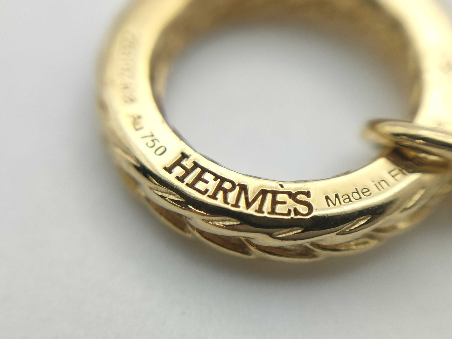 HERMES Farandole #15 Au750 14.2g Bracelet/Bangle 