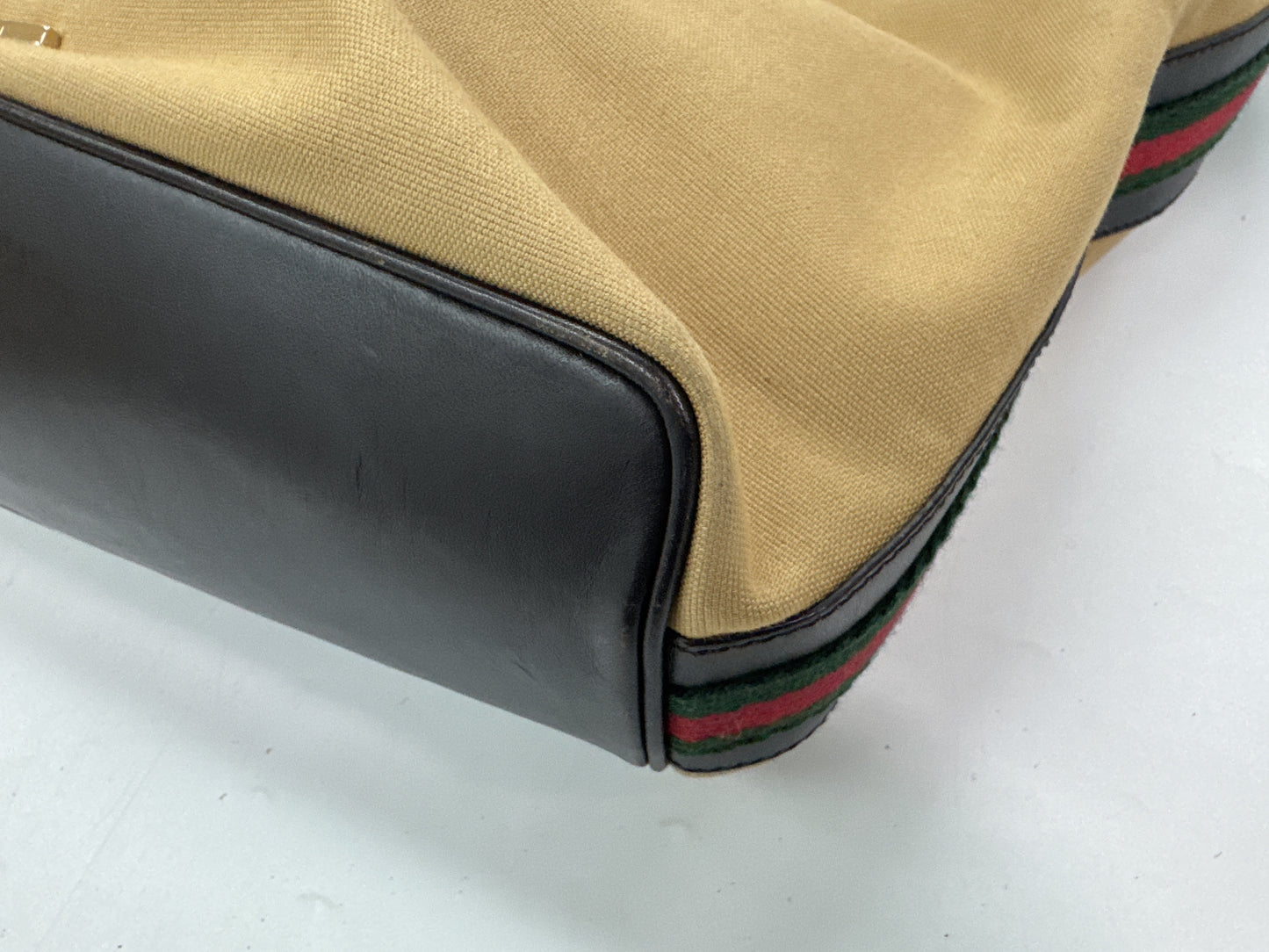 GUCCI Canvas Sherry Line One-Shoulder Bag Shoulder Bag