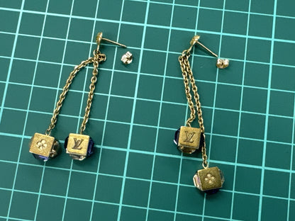 LOUIS VUITTON Boucle d'oreille Pandan Gamble Bracelet/Bangle