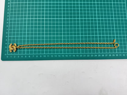 CHANEL Coco Mark Necklace, Gold, 55cm Chain