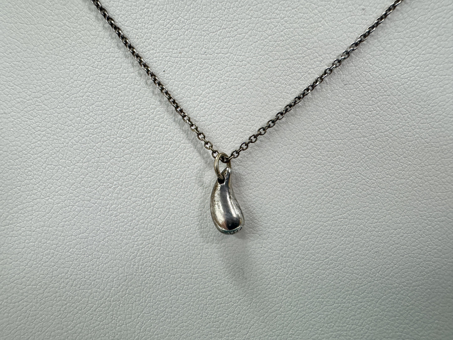 Tiffany & Co. 925 Teardrop Necklace, Chain: Approx. 42cm, Weight: 2.0g