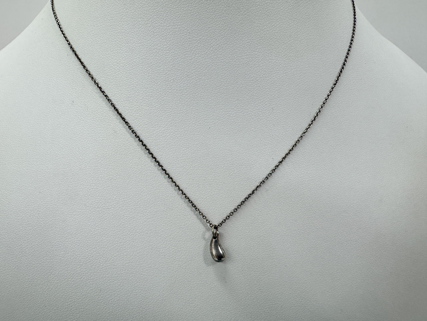 Tiffany & Co. 925 Teardrop Necklace, Chain: Approx. 42cm, Weight: 2.0g