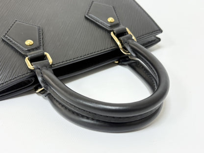 LOUIS VUITTON M20958 Epi Sac Plat BB Noir Black RFID Enabled Handbag