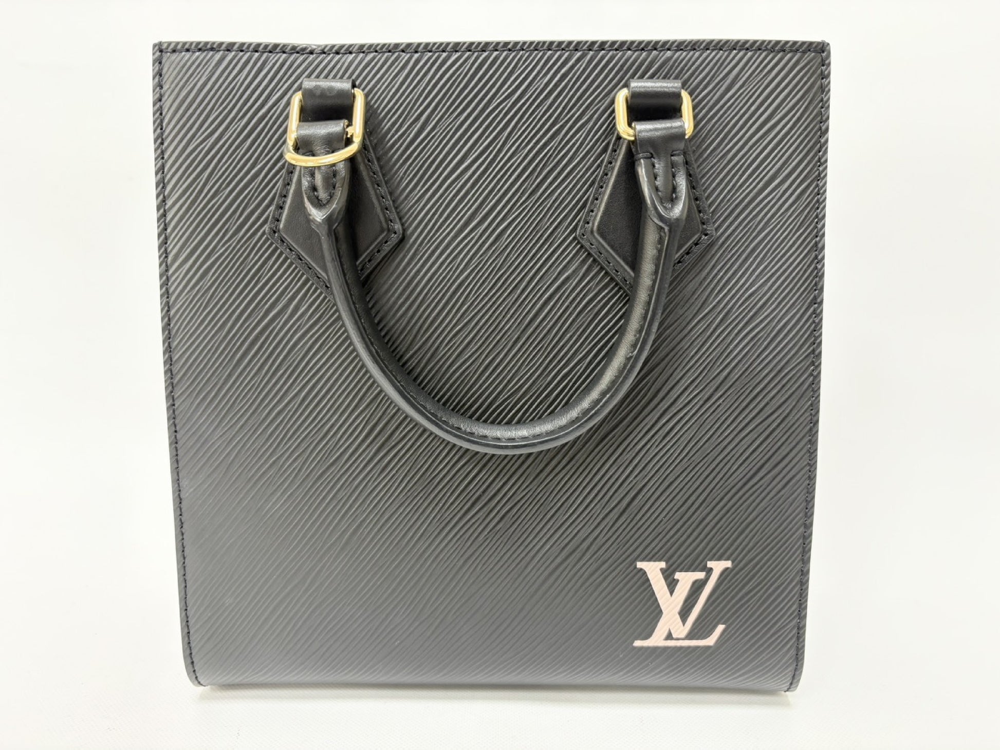 LOUIS VUITTON M20958 Epi Sac Plat BB Noir Black RFID Enabled Handbag
