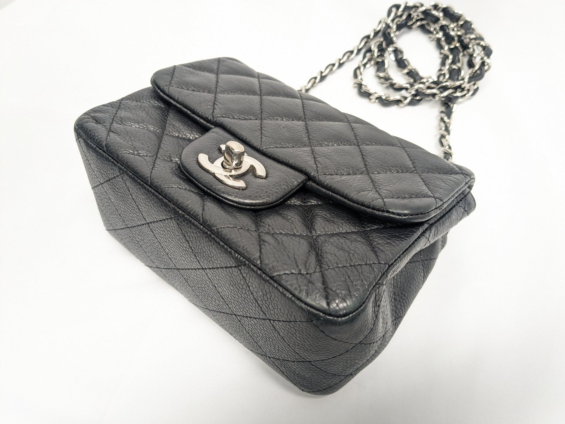 CHANEL Soft Caviar Mini Matelasse 18258384 Seal Guarantee Shoulder Bag