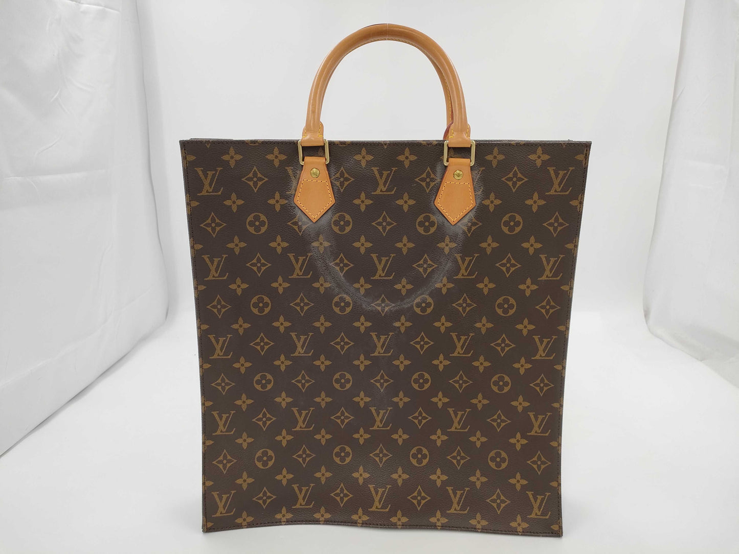 LOUIS VUITTON Monogram Sac Plat Handbag