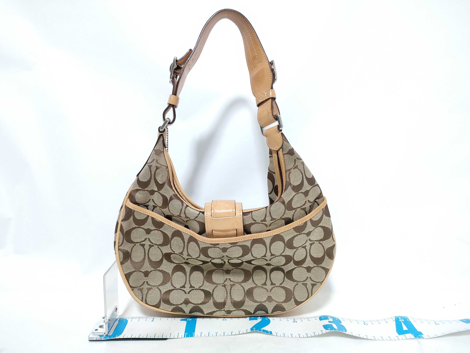 COACH Signature One-Shoulder Shoulder Bag