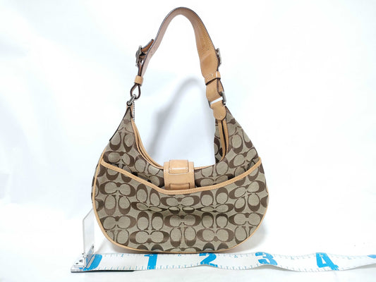 COACH Signature One-Shoulder Shoulder Bag