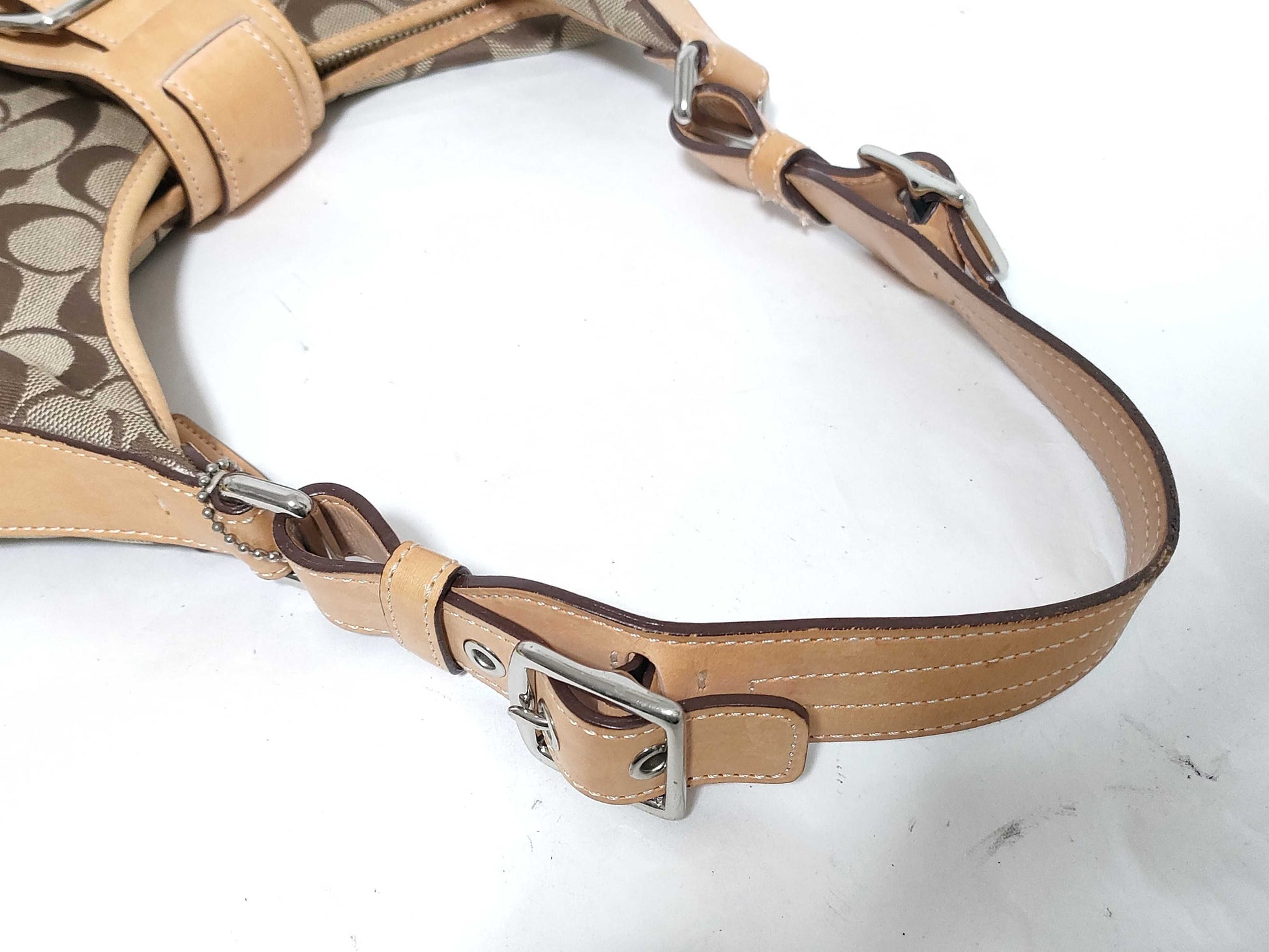 COACH Signature One-Shoulder Shoulder Bag