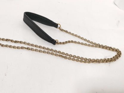 Dior Black Leather Shoulder Bag